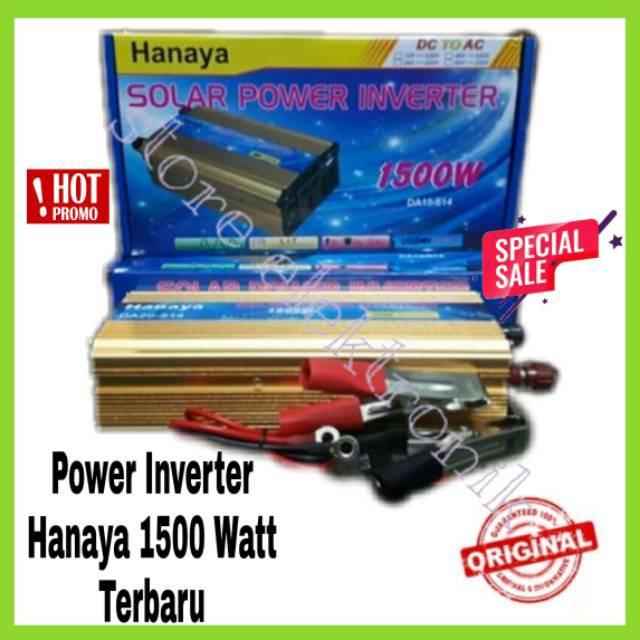 Solar Power Inverter HANAYA 1500 Watt Original New