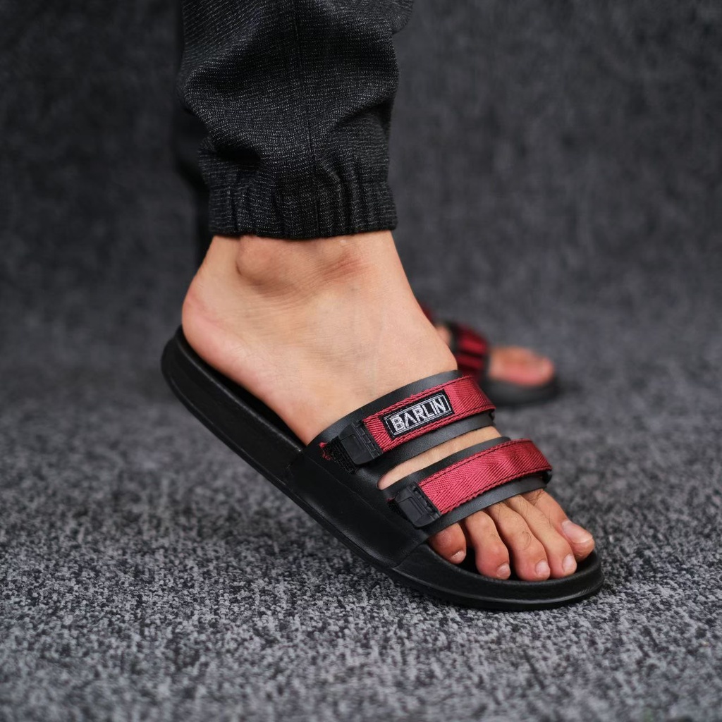 SANDAL SLIDE PRIA DEWASA SANTAI PRIA MINING BARLIN 1314 KANVAS PREMIUM ASLI ORIGINAL CASUAL 100% PRIA KERJA KANTOR NYAMAN || SANDAL SLOP PRIA INDIAN TERBARU LEBARAN 2022