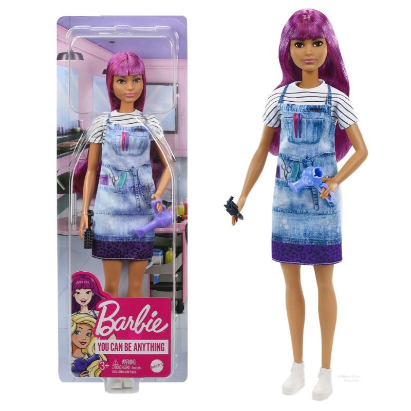 blue hair barbie doll