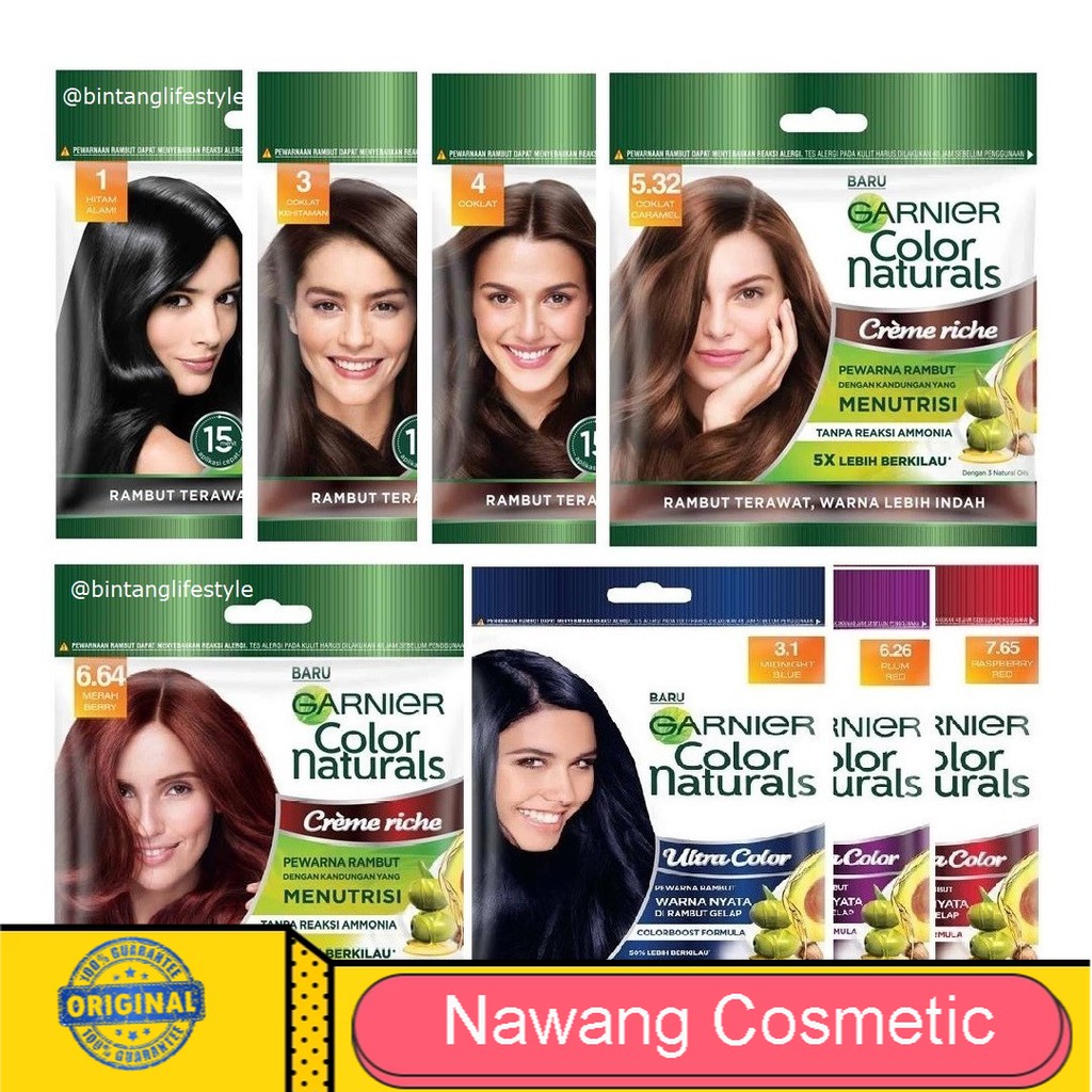 Pewarna Rambut Garnier Color Naturals Ultra Color // All Varian