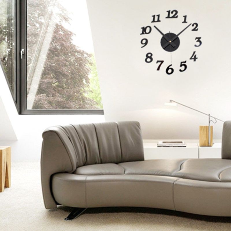 Jam Dinding DIY Unik Quartz Wall Clock Creative Dekorasi Interior-6