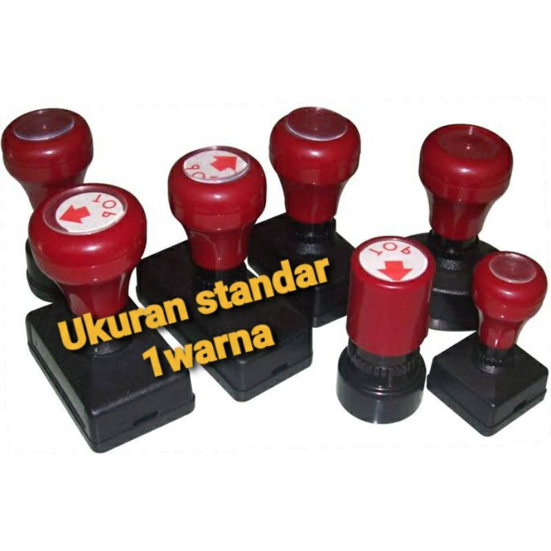 

Stempel Warna/Otomatis Ukuran Standar 1Warna