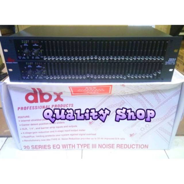 EQUALIZER DBX 2231 BARU