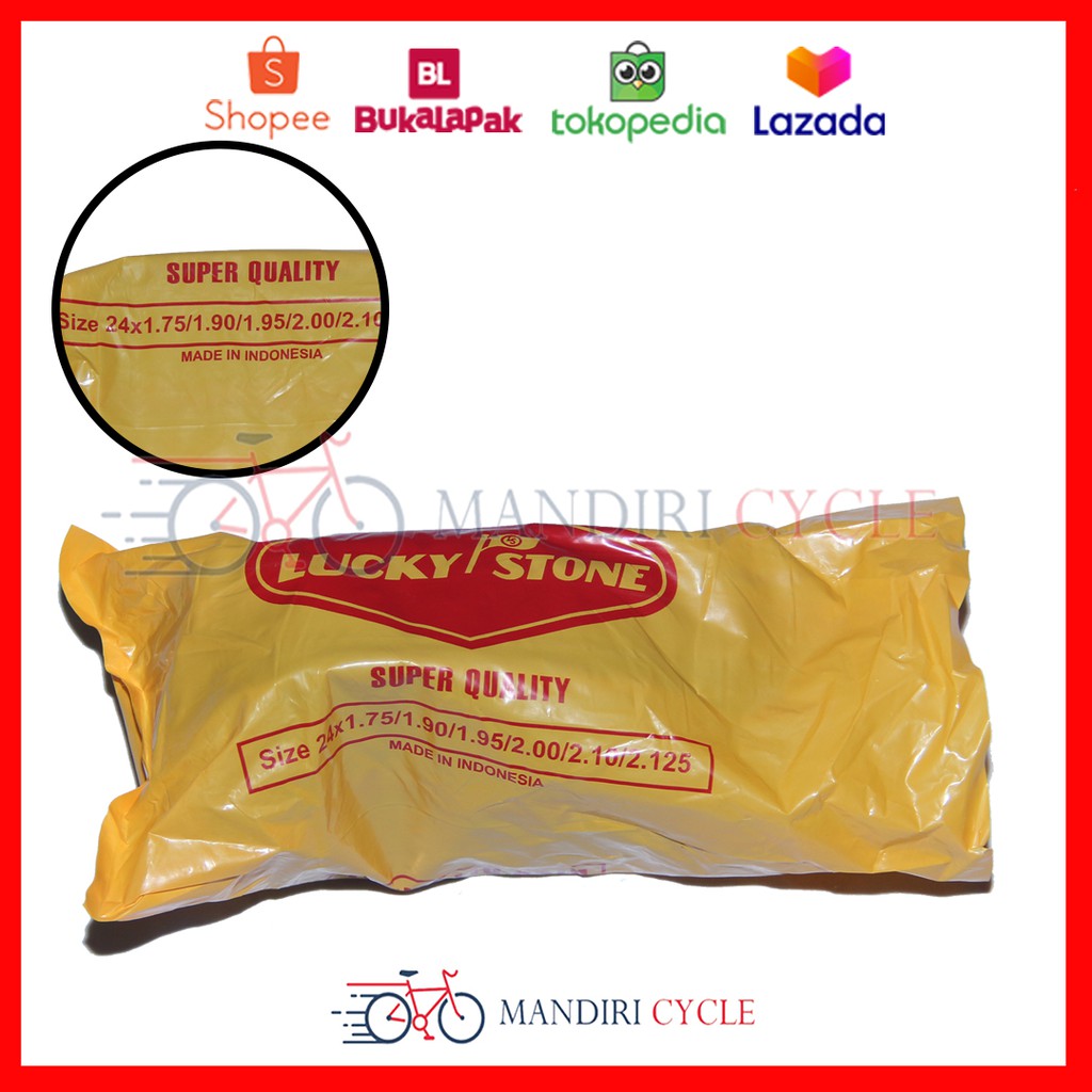 Ban Dalam Sepeda Ukuran 24 Lucky Stone