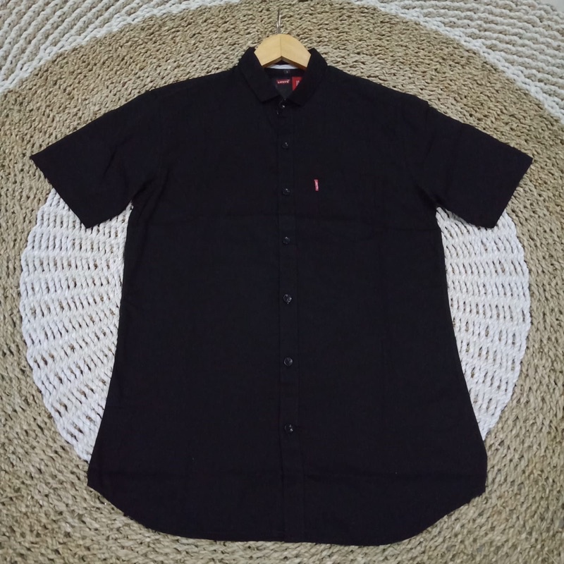 kemeja polos pendek laris kemeja casual lengan pendek bahan katun adem