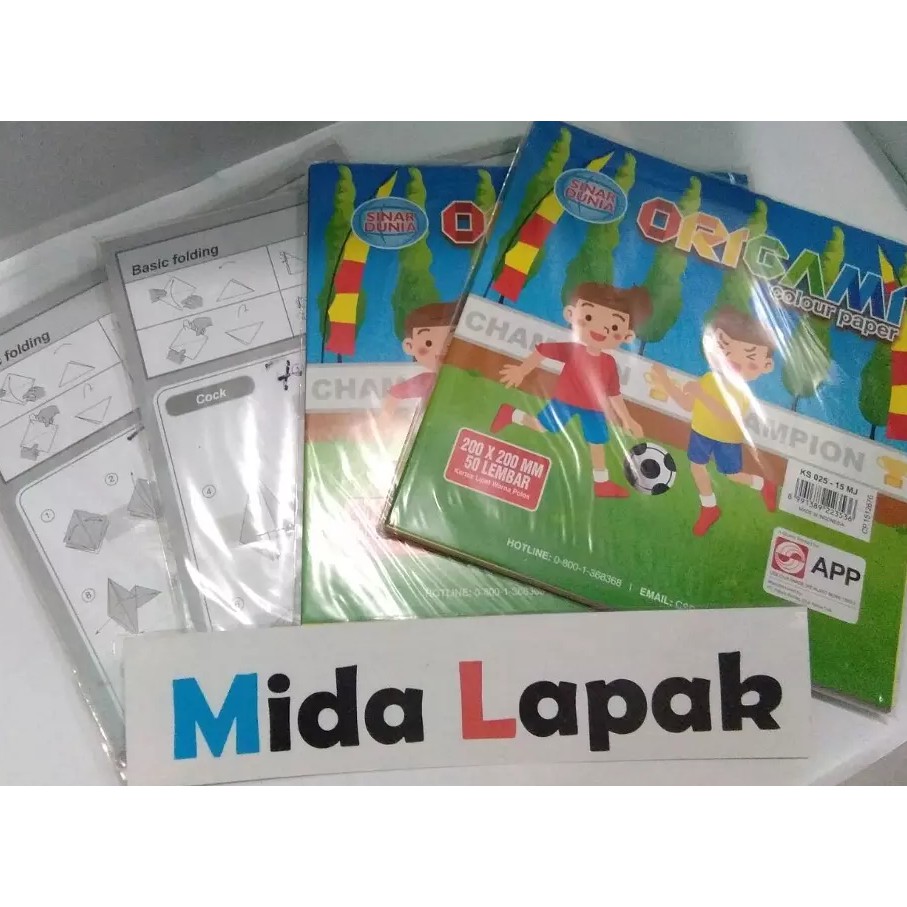 

Kertas Lipat Atau Kertas Origami Sinar Dunia SIDU 20 X 20