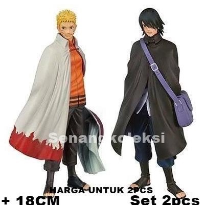 MAINAN ACTION FIGURE NARUTO HOKAGE SASUKE BARU SET OFF 2 TERBARU