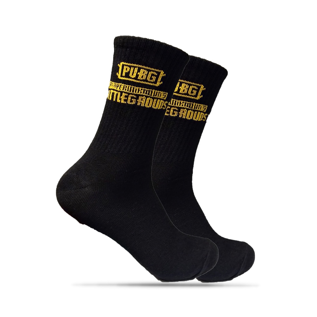 Kaos Kaki Oldschool - Kaos Kaki Motif PUBG - The Muds Official