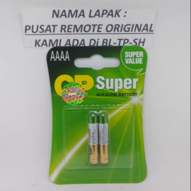 BATU BATRE BATERAI AAAA A4 GP ALKALINE ORIGINAL