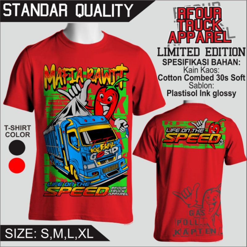 Kaos Truck Dewasa / Kaos Truck Mania / Kaos Truck Oleng / Kaos Truk Cabe / Kaos Truk Tawakal