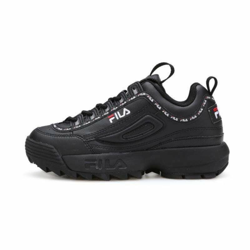 Sepatu Sneakers Fila Disruptor 2 Black Tapey Tape Original Termurah