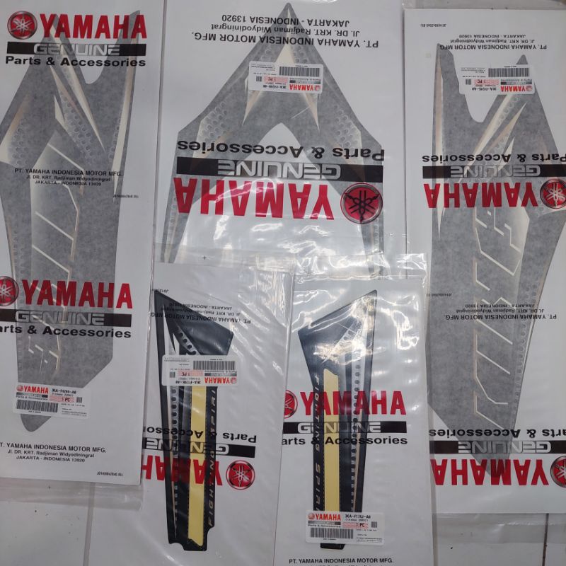 Stiker lis Striping rxking rx king 2008 hitam original yamaha