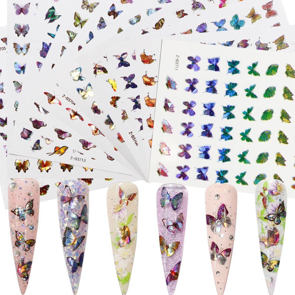 PREVA Nail Stickers Hot DIY Nail Art Holographic