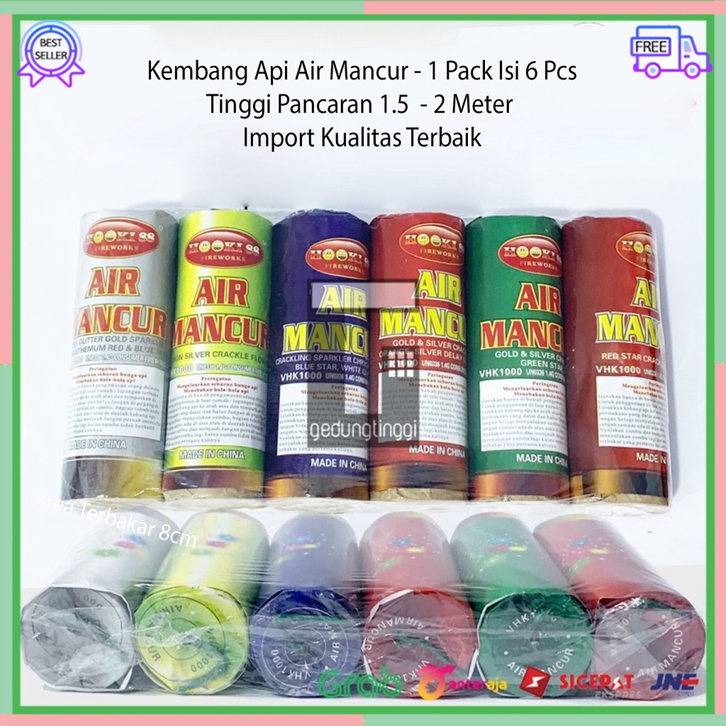 Petasan Mercon Mercun Kembang Api Air Mancur Fountain Happy Flower Cake Cakes Roman Candle Candel 10