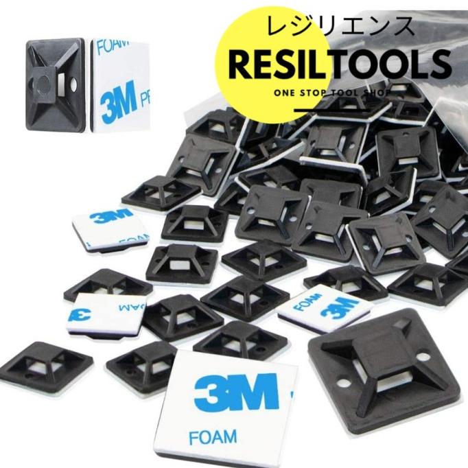 

Office & Stationery | Document Organizer | Mounting Cable Ties 25 X 25 Hitam Gantungan Kabel Tis Tie Cantelan 1Pa | Best Seller