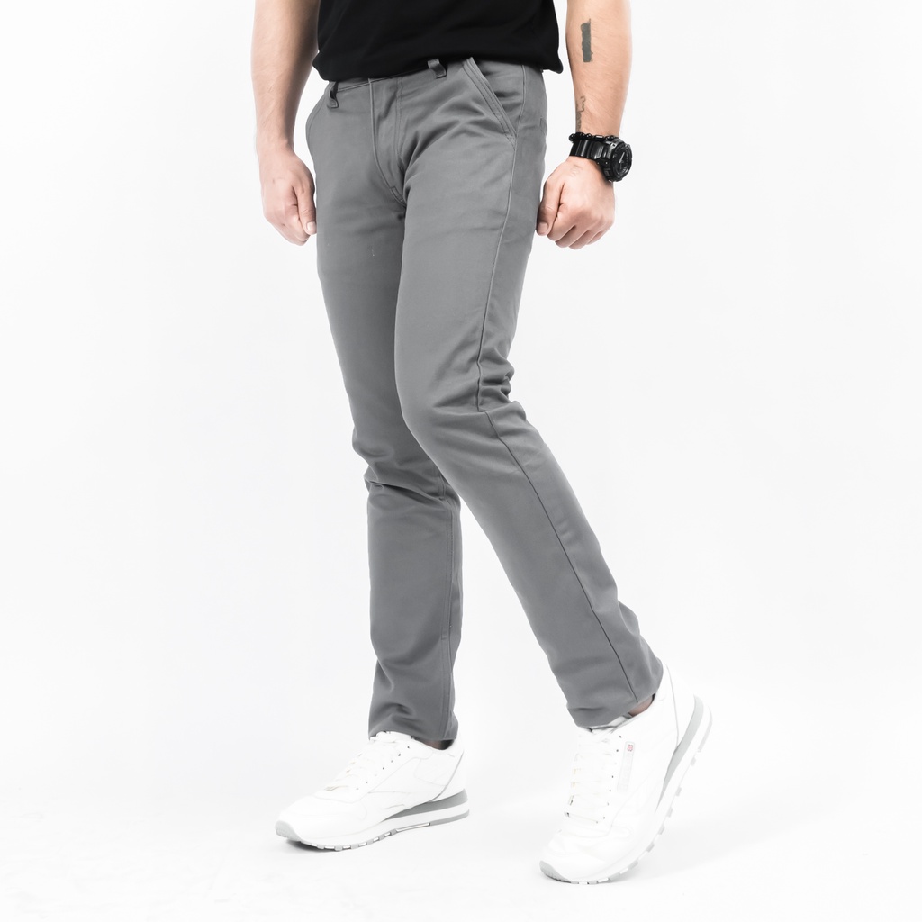 Gizmo Celana Chino Panjang Grey