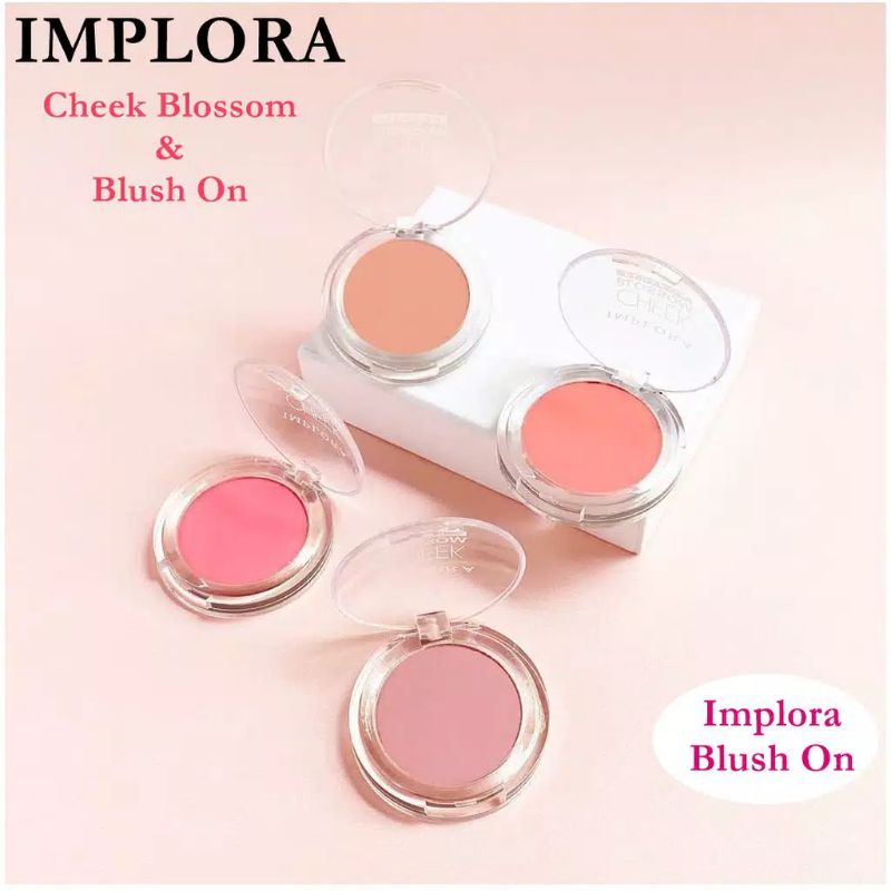 IMPLORA BLUSH ON - Implora Cheek Blossom &amp; Blush On