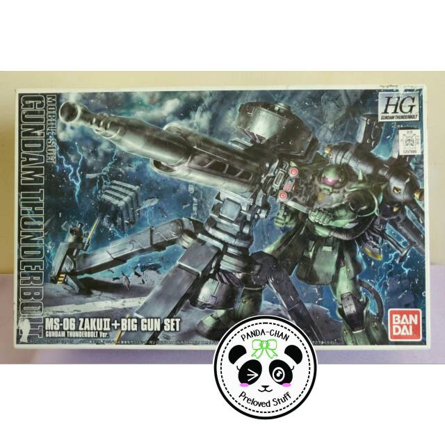 ((NEGO)) HG MS-06 Zaku II + Big Gun Set Gundam Thunderbolt Ver.