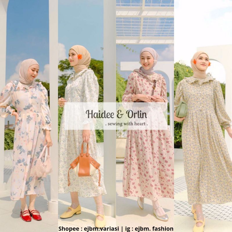 HAIDEEORLINOFFICIAL Qiana Dress Derre, Greece, Peony, Emily by Haidee Orlin Haidee&Orlin Haidee Orli