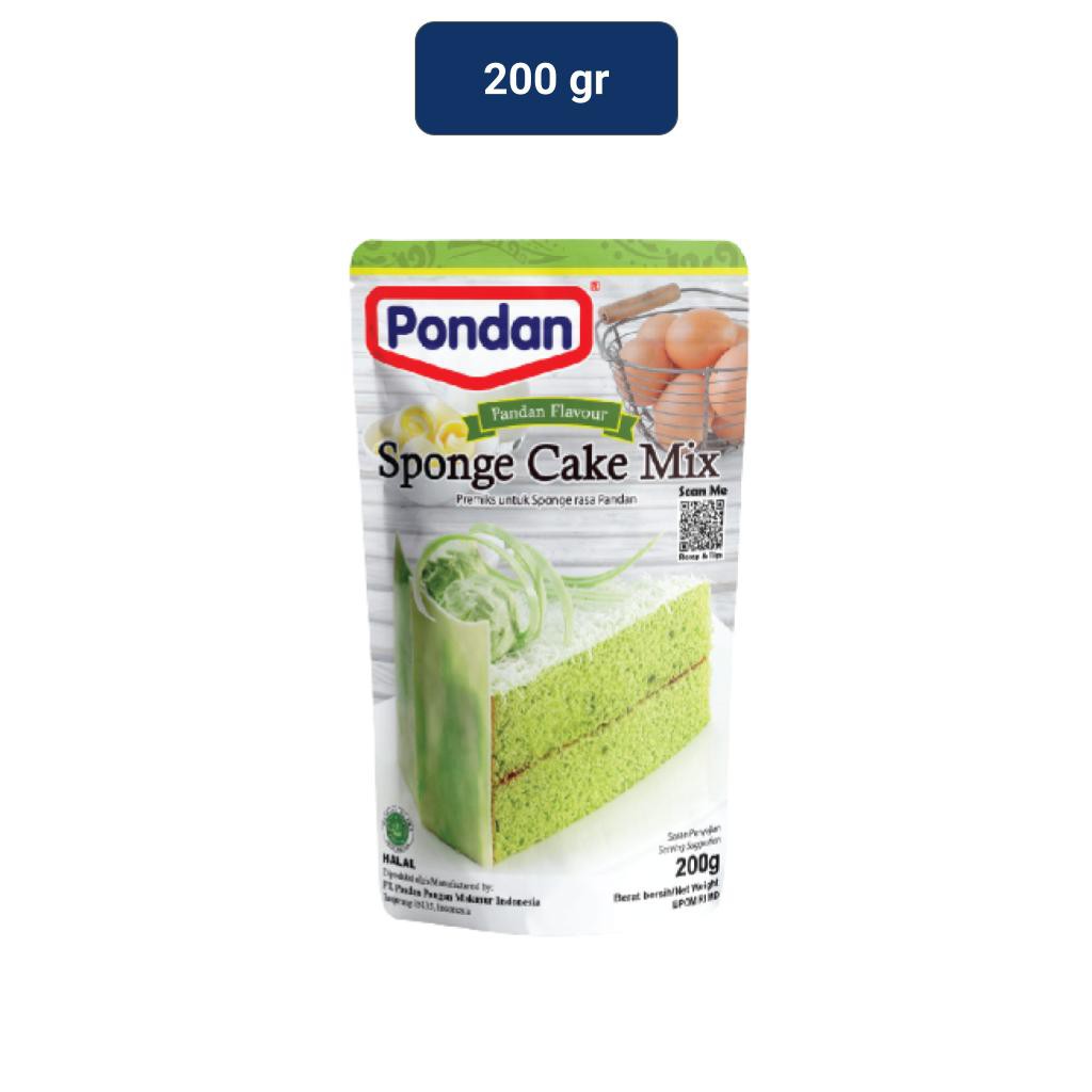 

Pondan Sponge Cake Mix Pandan 200 gr