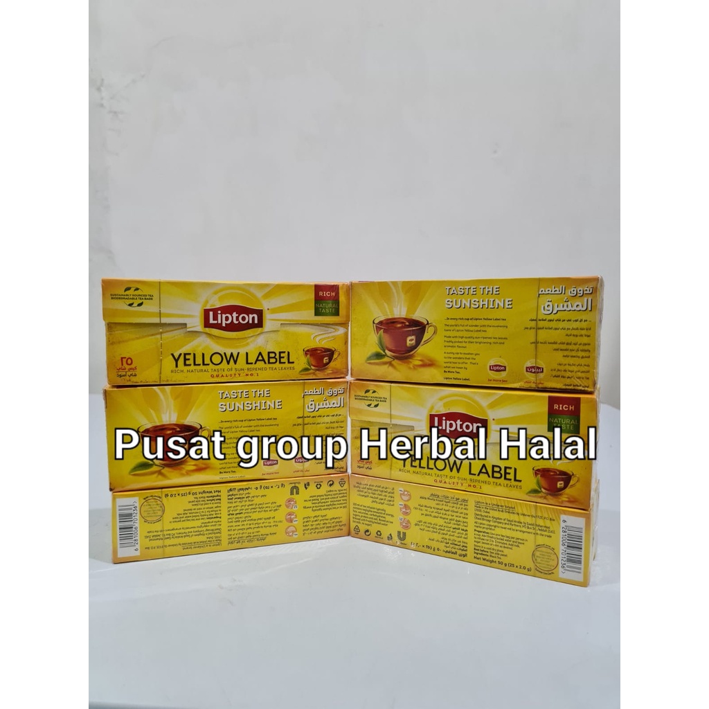

Teh Arab Lipton Yellow Label original Arab Saudi 25