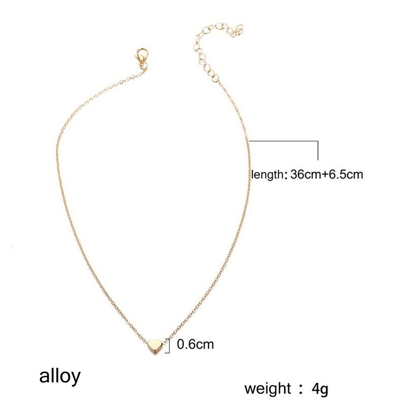 Simple new sweet wild simple love clavicle chain