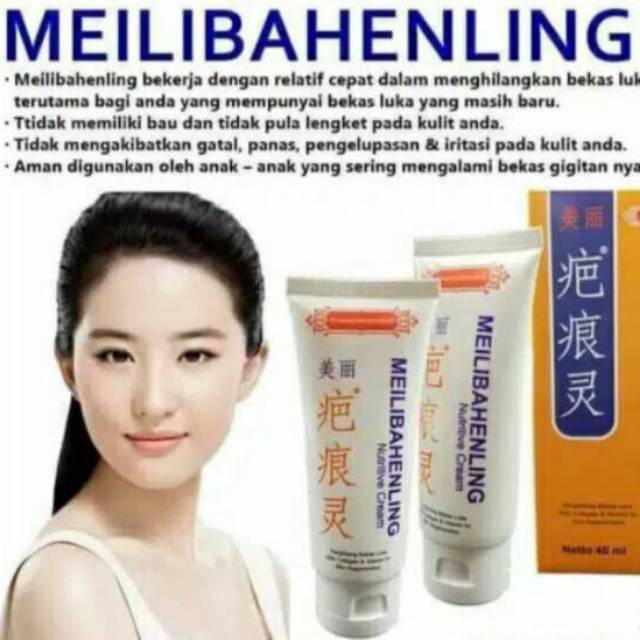 Obat Penghilang Bekas Luka Cacar Flek Jerawat dll-Meilibahenling Asli