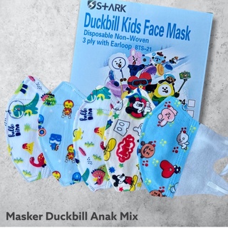 [COD] 3D Masker mask Duckbill Anak BTS dan masker Dino