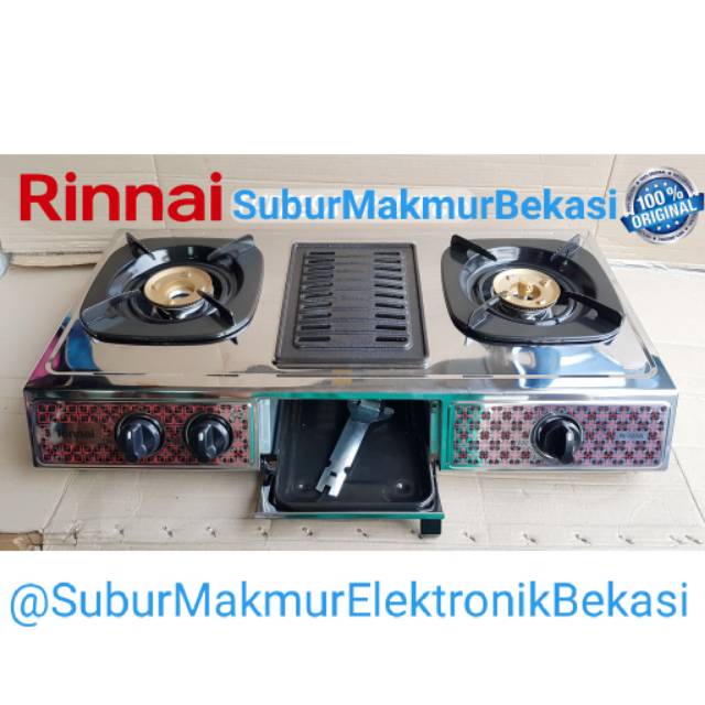Kompor gas rinnai 3 tungku RI-524A
