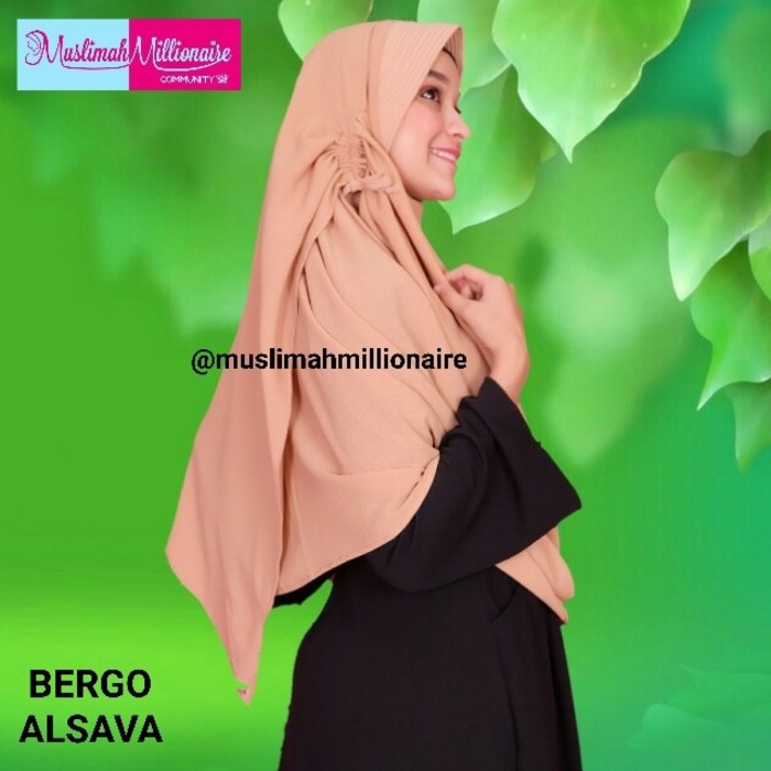 JILBAB DEWASA | KERUDUNG DEWASA | BERGO MIULAN | Jilbab Instant Syari Brgo ALSAVA