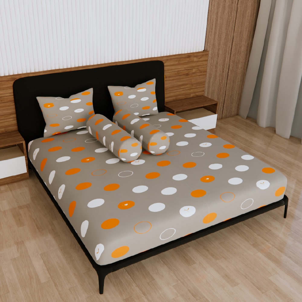 Adela Sprei Set BUBBLE T20 cm - Sprei Set Tanpa Bedcover