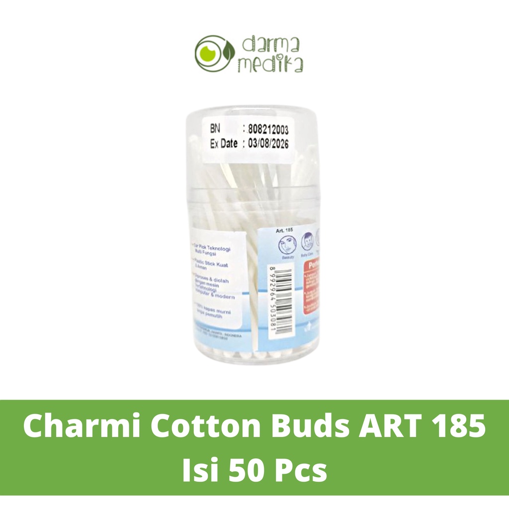 Char Mi Charmi Cotton Buds Earpick Pot ART 185 50 pcs 50pcs