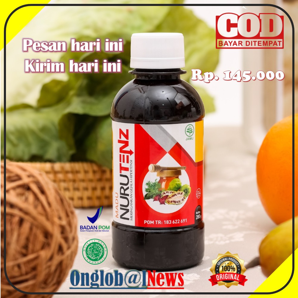 

( COD ) Madu Nurutenz I Madu Nurutens Obat Herbal Alami Penurun Hipertensi & Penurun Darah Tinggi