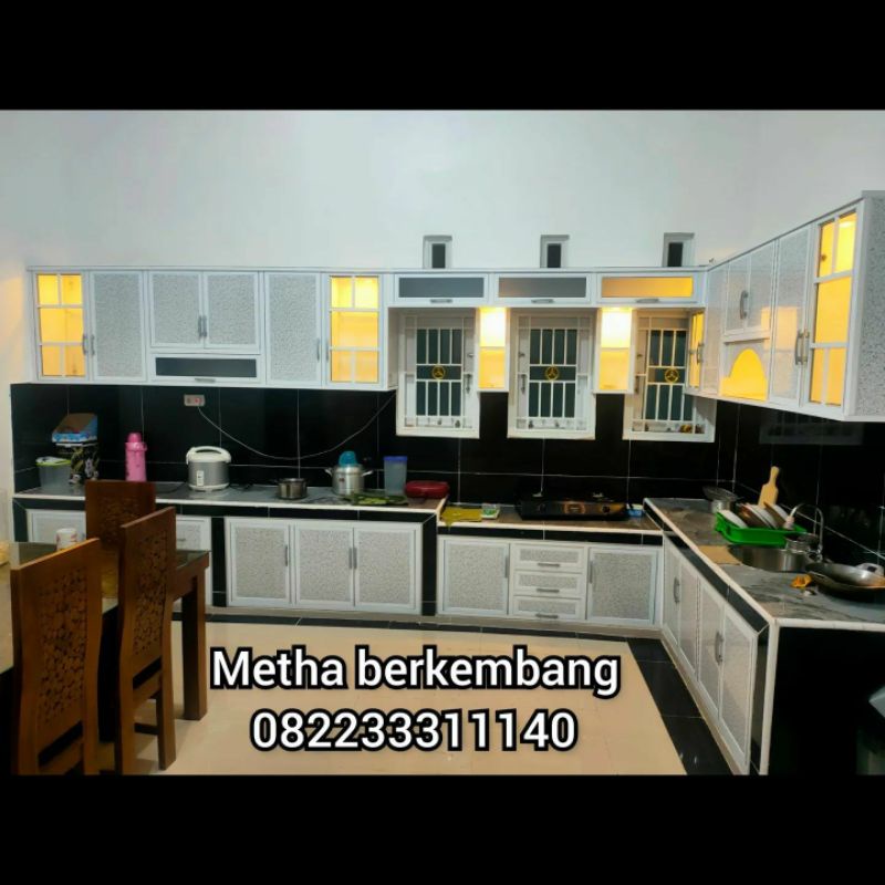 kitchen set aluminium acp