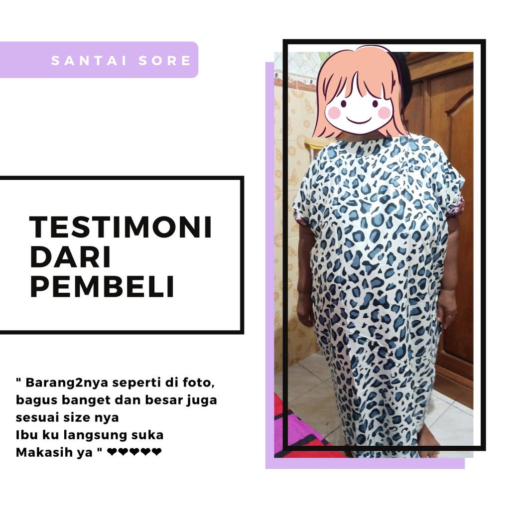 DASTER JUMBO GROSIR DASTER MURAH BAJU TIDUR BAJU DASTER PAYUNG DASTER KATUN DASTER BUSUI FRIENDLY