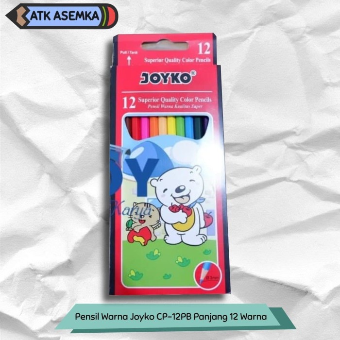 

Buruan Pensil Warna Joyko Cp-12Pb Panjang 12 Warna Diskon
