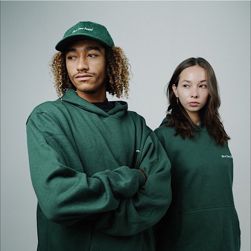 First Time Round - Classic Hoodie - Forest Green