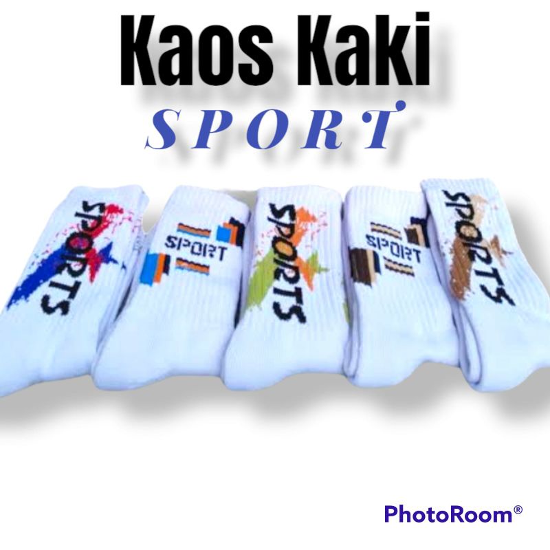 Kaos Kaki Pria Wanita Olahraga Panjang SebetisTebal Badminton