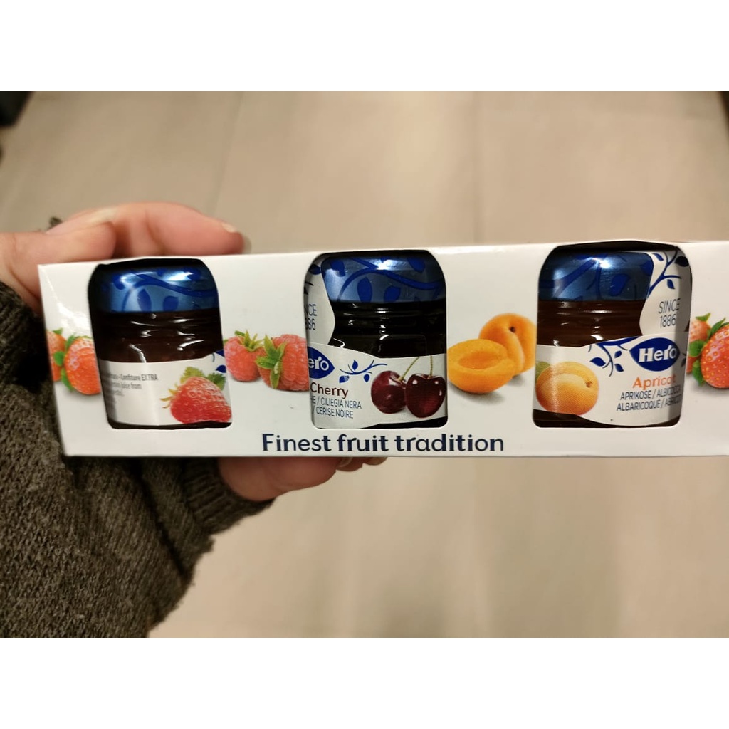 

Hero Finest Fruit Tradition Original Jam 3pcs Selai Mini Aneka Rasa [BB]