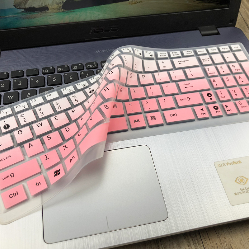 For 15.6 Inch ASUS FL8000UF8550 I7 Colorful Silicone laptop Keyboard Protector Keyboard Cover Skin