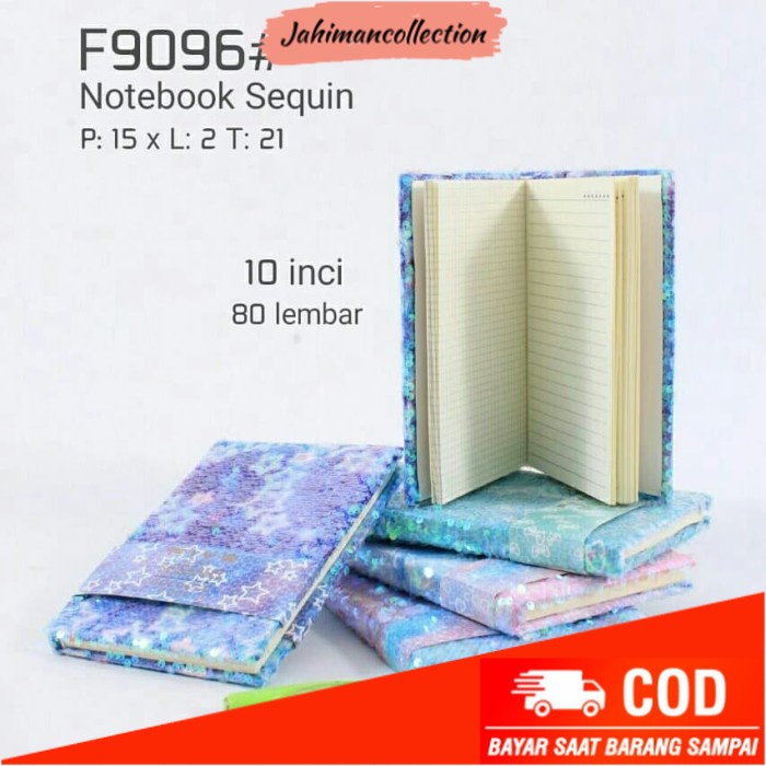 

✨ BISA COD ✨ Notebook Sequin