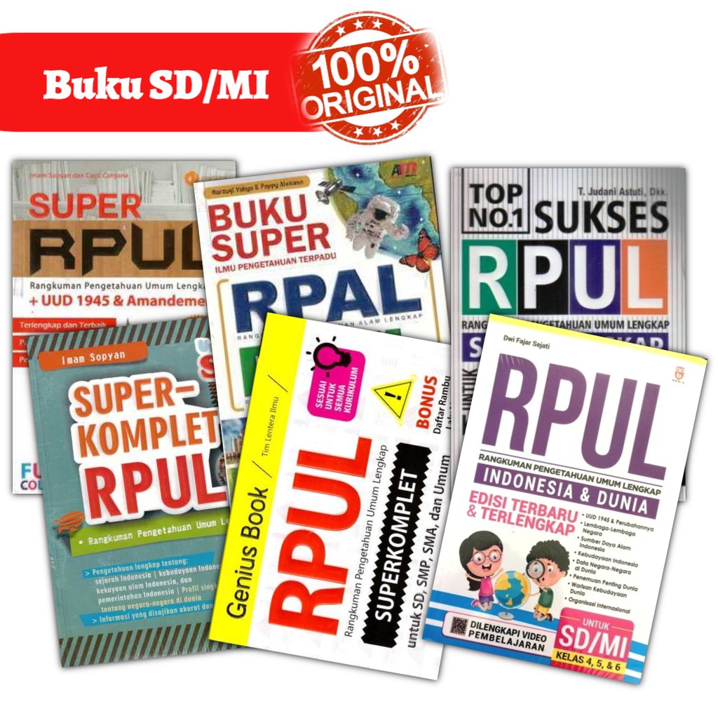 Buku RPUL Indonesia & Dunia Edisi Terbaru dan Terlengkap