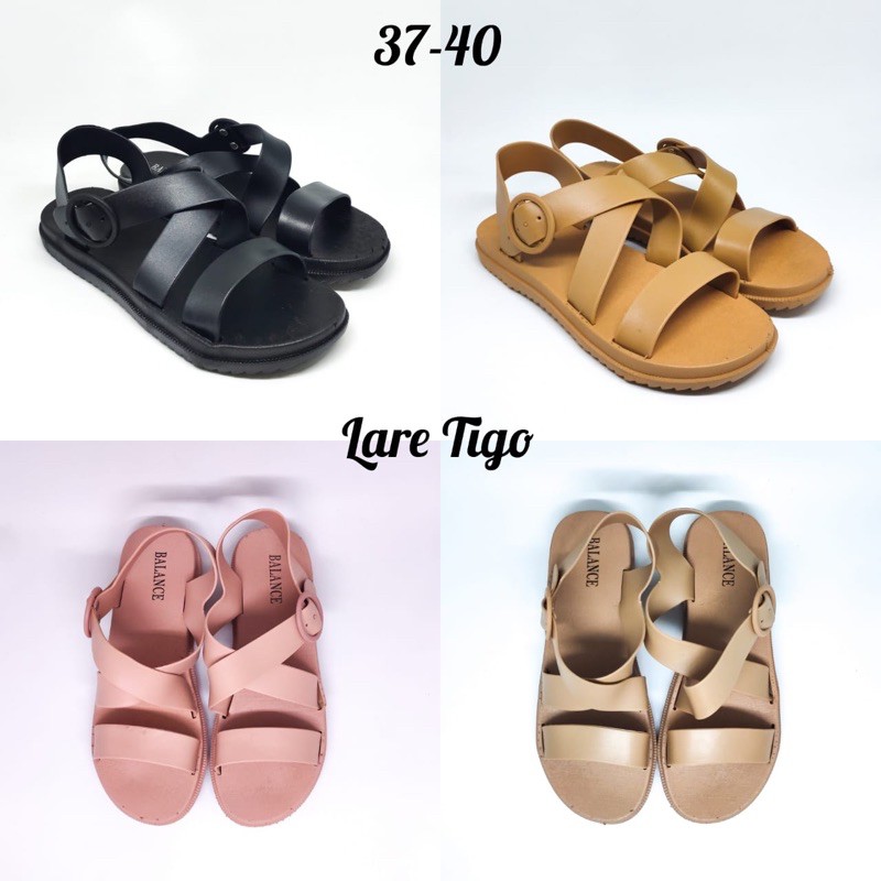 Sandal Jelly Tali Silang Gladiator Wanita Balance 3613