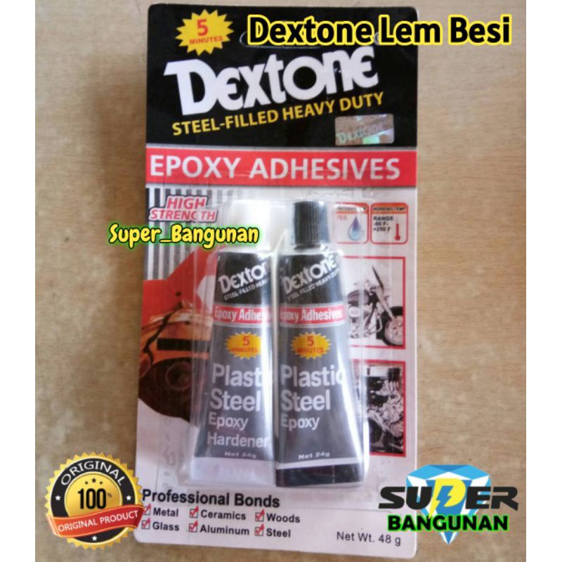 

Dextone Lem Besi / Lem Keramik / Lem Serbaguna