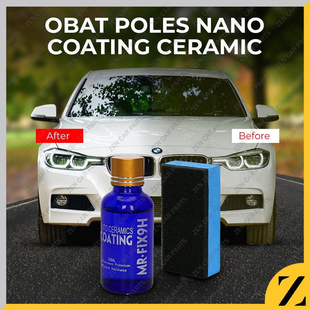 Nano Coating Ceramic 9H Liquid Cairan Poles Mobil 9H 
