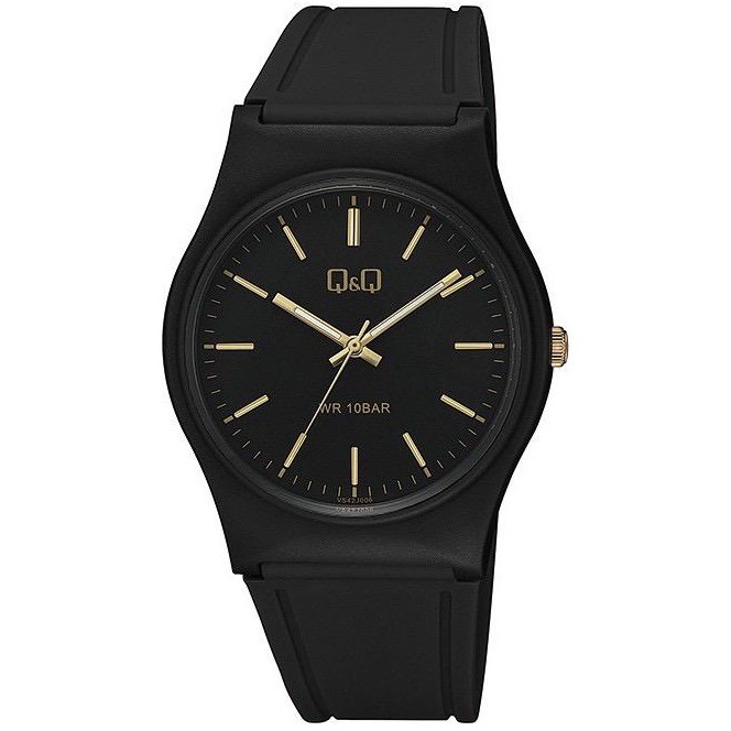 QQ QNQ Q&amp;Q Original Jam Tangan Pria Analog Straps Rubber Anti Air qq Ori VS42