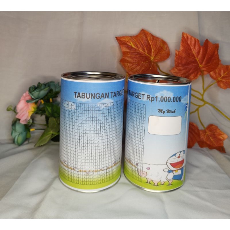 celengan target Doraemon 1jt 2k- tabungan target Doraemon 1jt2k- celengan viral tiktok