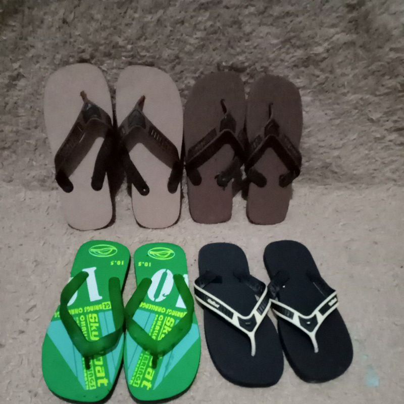 Sandal jepit sky boat