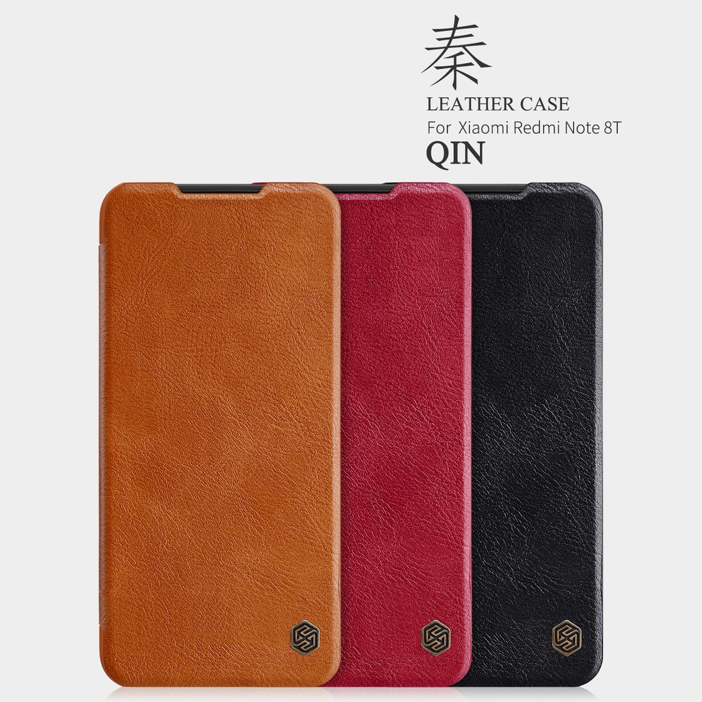 Flip Cover Xiaomi Redmi Note 8T Nillkin Qin Leather Flip Case Original