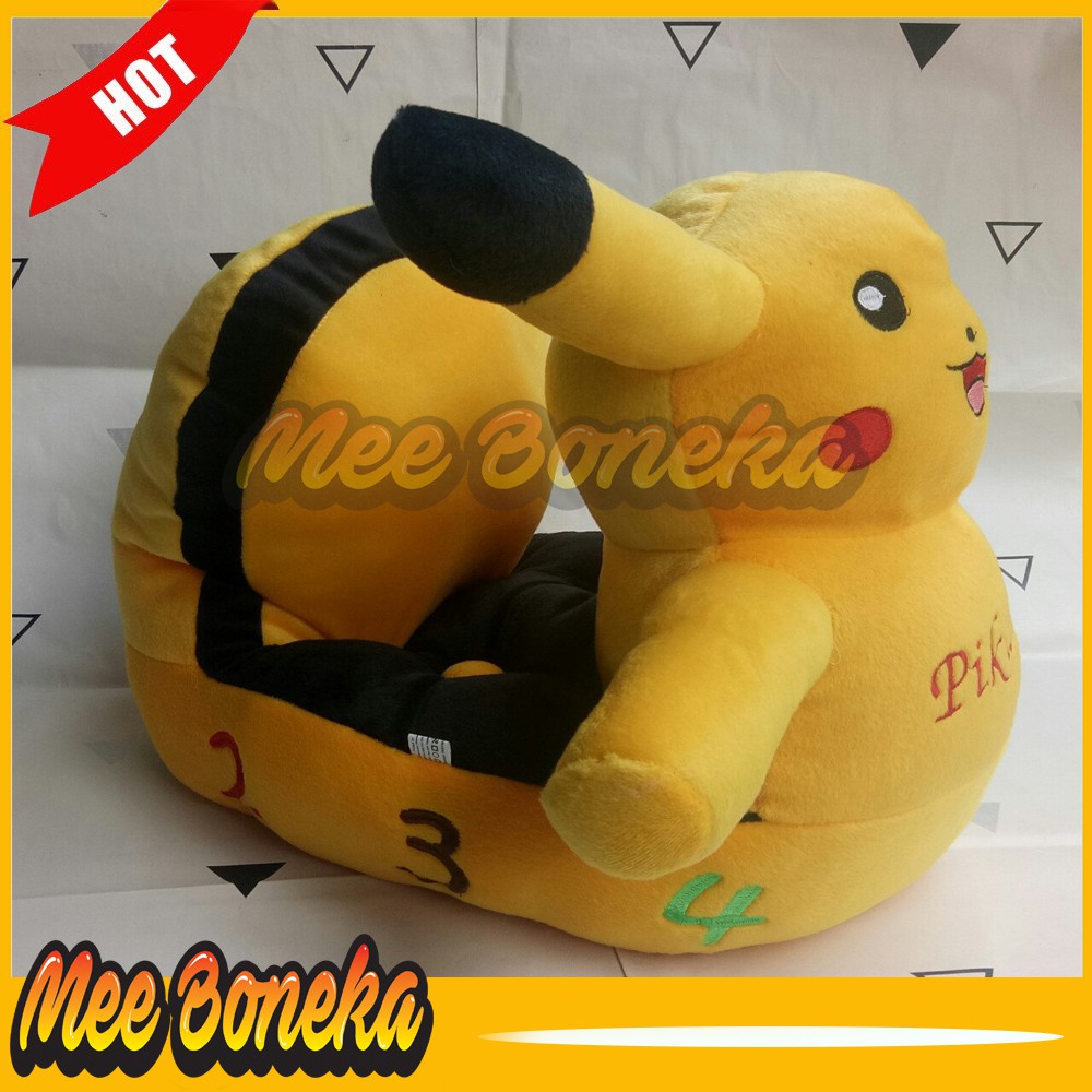 [BISA COD] Boneka Sofa Odong Anak Mainan Karakter odong Odong Pikachu